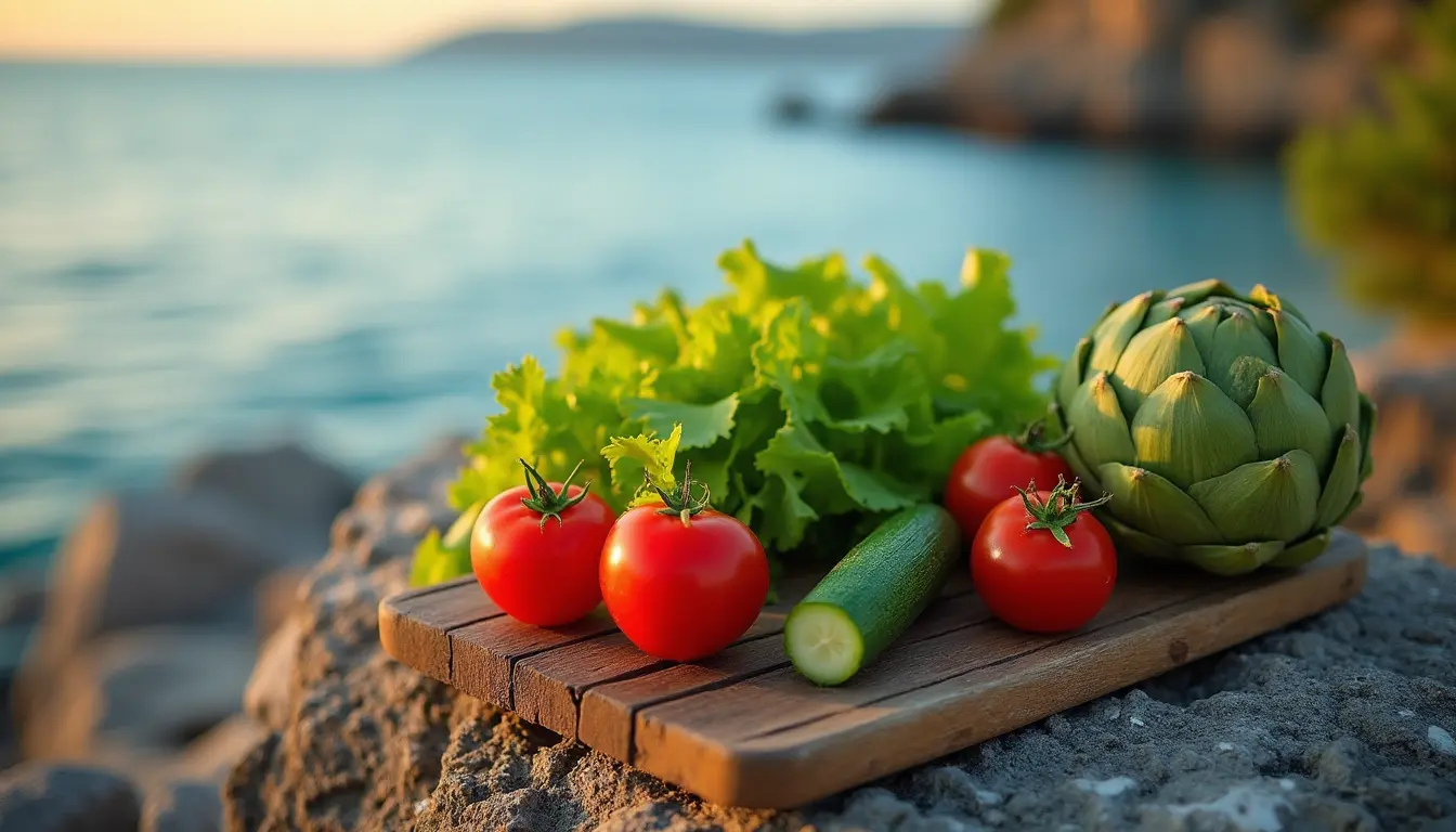 Reifes Gemüse als vorwiegende Lebensmittel